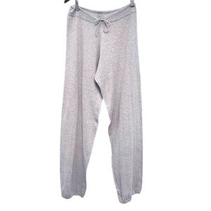 MALINA GERBER BEIGE TAN KNIT COTTON DRAWSTRING PANTS - NWOT